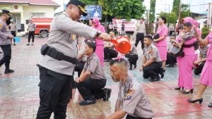 16 Personel Polres Nias Selatan Naik Pangkat, Kapolres Tekankan Tanggung Jawab dan Profesionalisme