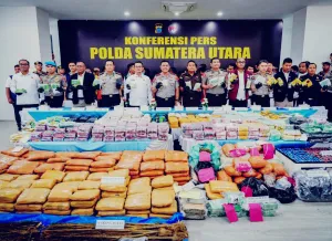 Polda Sumut Ungkap 3.865 Kasus Narkoba, Sita Barang Bukti 5,3 Ton