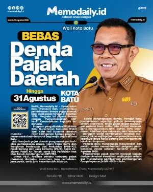 Denda Pajak Daerah di Kota Batu Dibebaskan hingga 31 Agustus