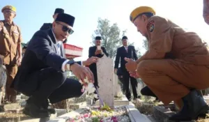Wali Kota Malang Tabur Bunga, Kenang Jasa Para Veteran