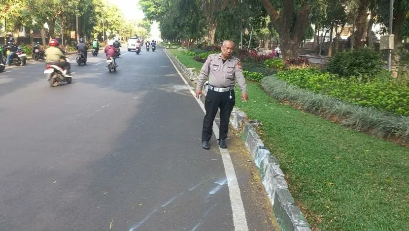 Dini Hari Maut di Jalan Veteran, Pemotor Tewas Usai Hantam Median