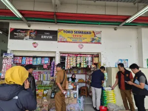 Satgas Pangan Polres Batu Sidak Pasar Among Tani, Stok Beras Aman Harga Tetap Stabil