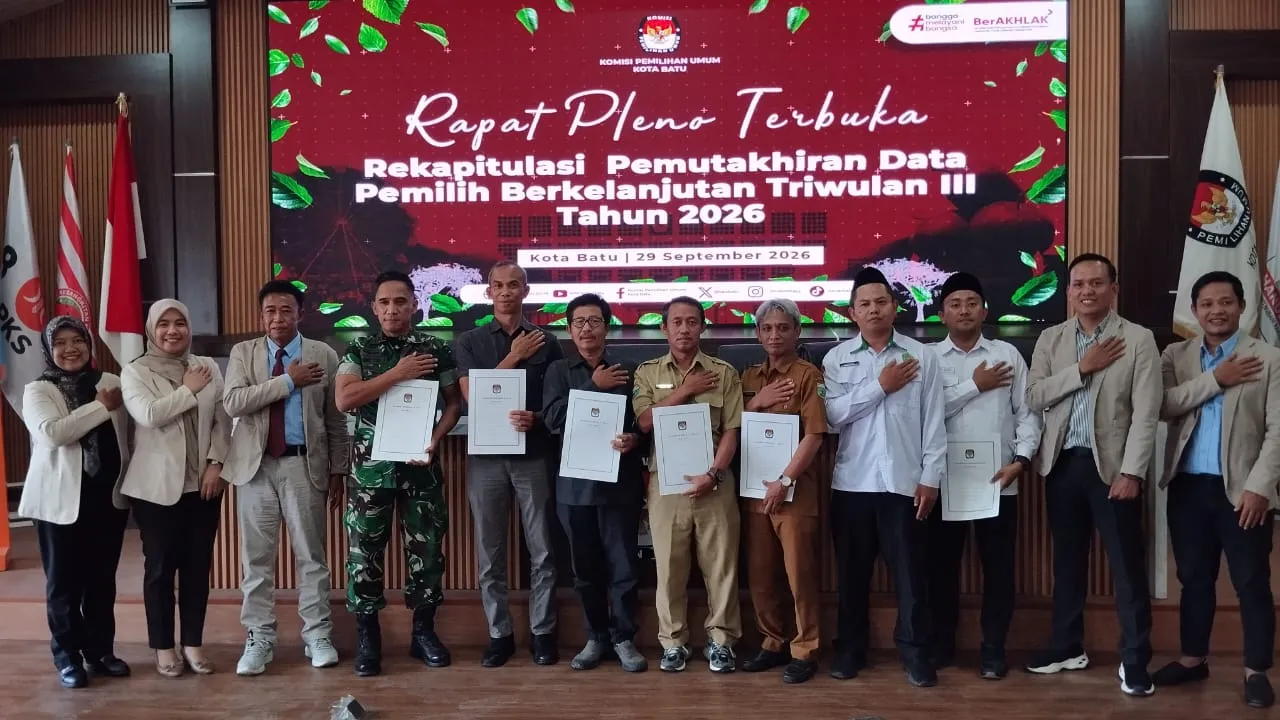 Data Pemilih Kota Batu Bertambah 180, Dapil Berpotensi Bergeser